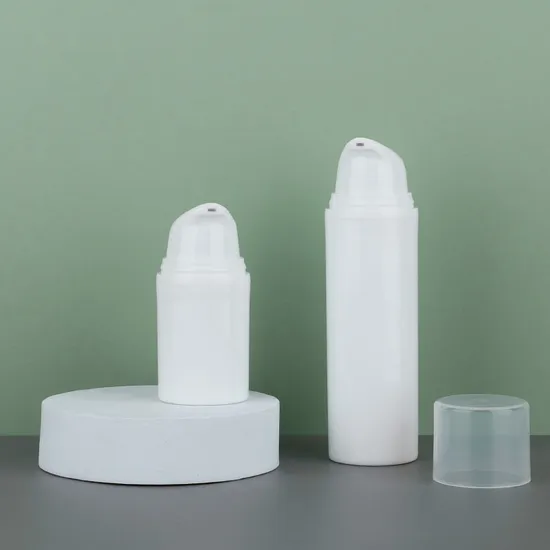 PH021 10ml 15ml 30ml 50ml 75ml 100ml Amarelo Claro PP Creme Vazio Frasco Airless Embalagem para Cuidados com a Pele